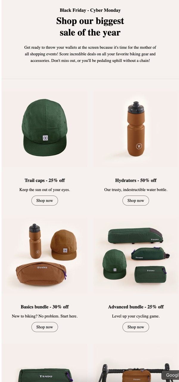 Biggest sale of the year