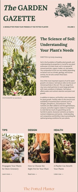 Editorial newsletter