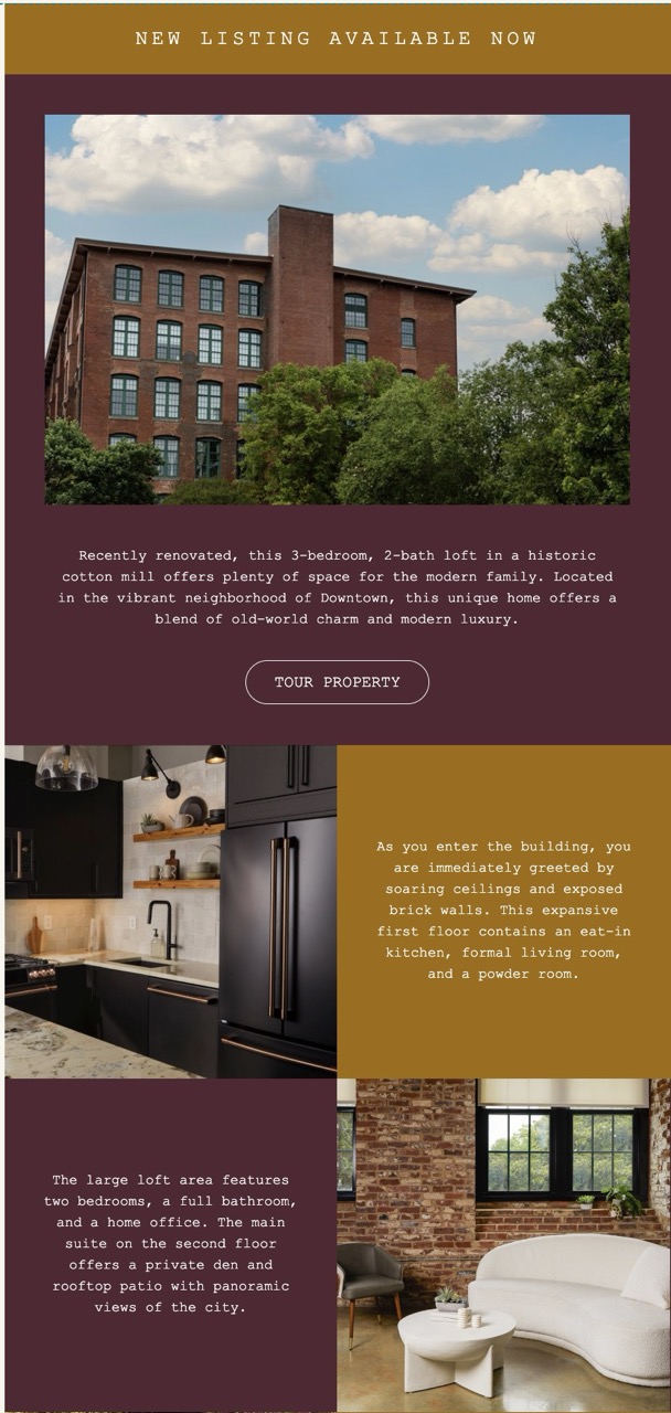 New listing available