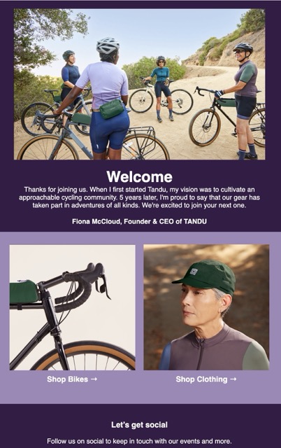 Welcome new customers