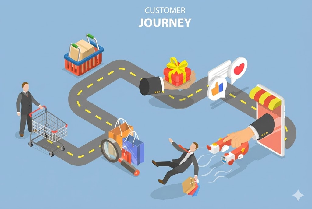 Customer Journey là gì? Tăng chuyển đổi, tăng mua lại bằng Automation Mailoodeer