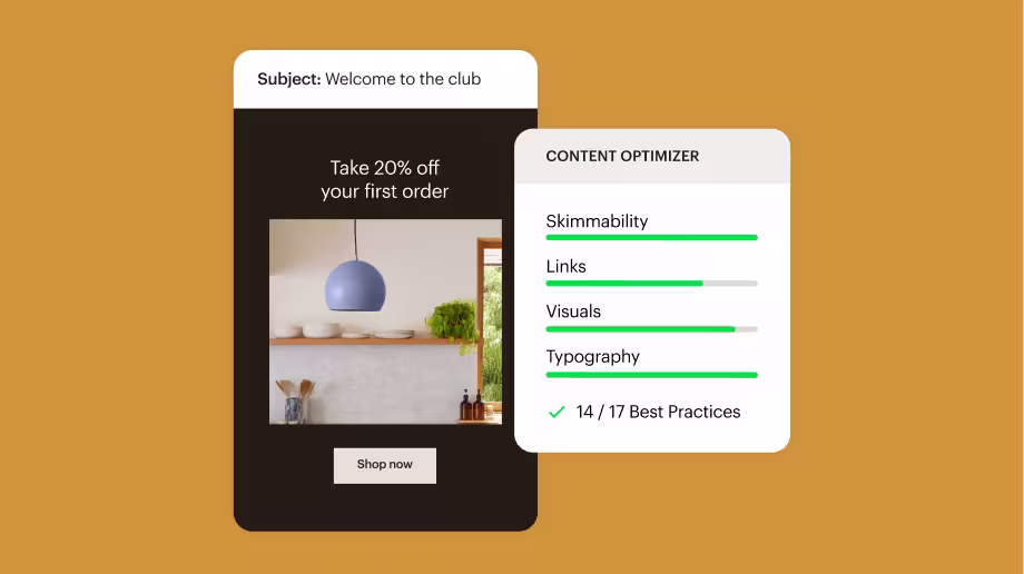 Content optimizer preview